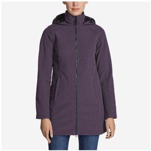 Eddie Bauer Hooded Trench Coat - Water Resistant